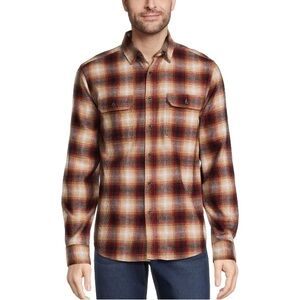 George Men's Multicolor Plaid Button Down Shirt